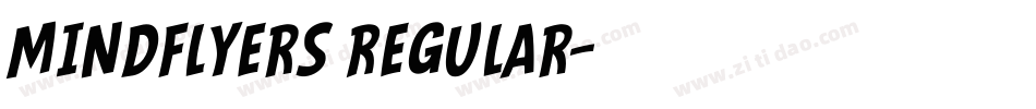 Mindflyers Regular字体转换